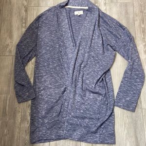 NWOT Lou and Grey heathered soft wrap cardigan